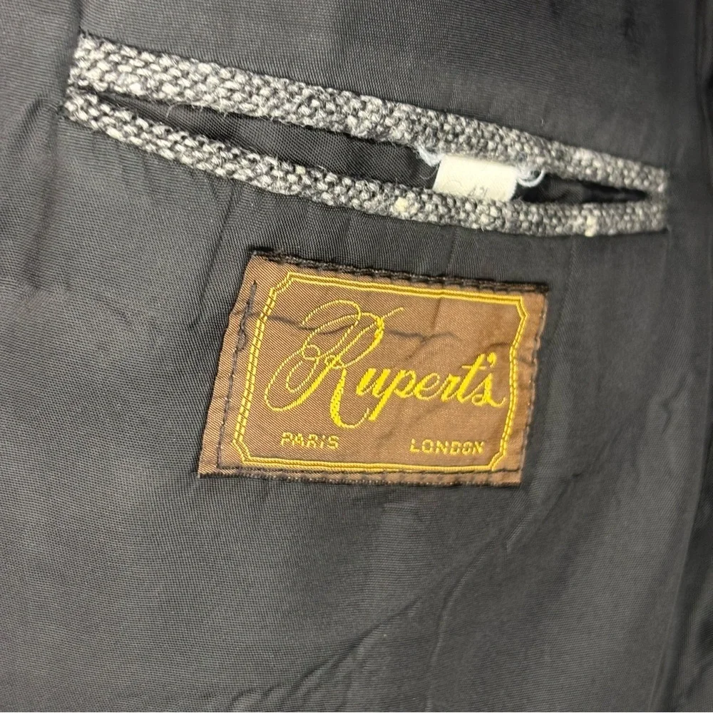 Vintage Ruperts Men’s Wool‎ Jacket Sports Coat Blazer 42L Paris London UK EUC